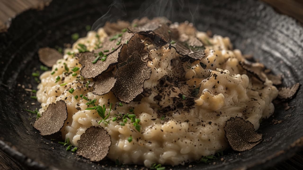 Black Truffle Risotto — Fera Tartufi recipe